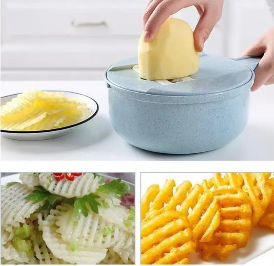 8 In 1 Mandoline Slicer Vegetable Slicer Potato Peeler Carrot Onion Grater With Strainer Vegetable Cutter Kitchen Accessories Buy It Anyway