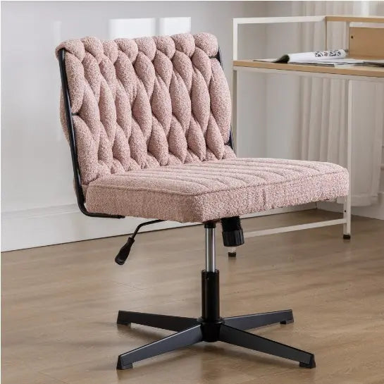 Armless Office Desk Chair No Wheels null