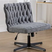 Armless Office Desk Chair No Wheels null