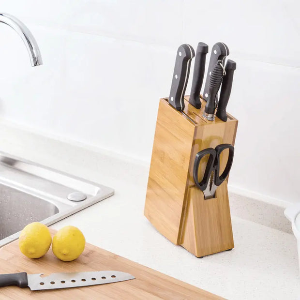 Bamboo Kitchen Accessories Storage Knife Holder null