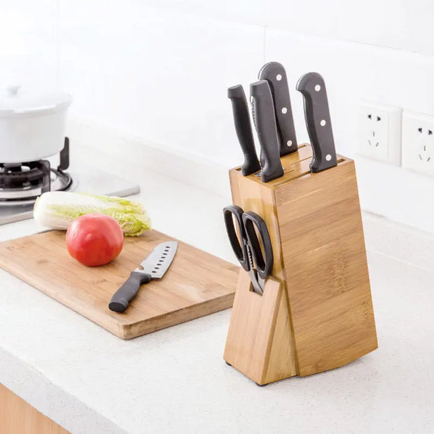 Bamboo Kitchen Accessories Storage Knife Holder null