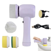 Electric Cleaning Brush 4 In 1 Spinning Scrubber Handheld Electric Cordless Cleaning Brush Portable null