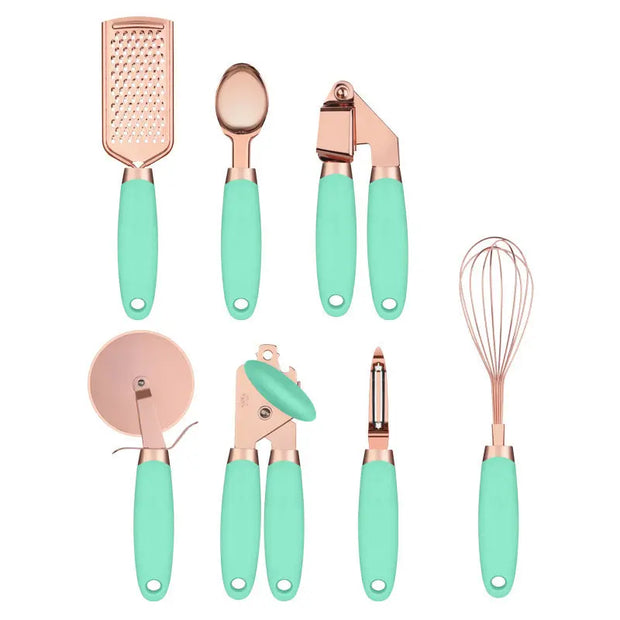 Kitchen Household Peeler Gadget Copper Plating Set null