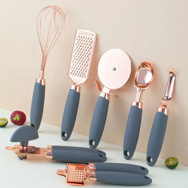 Kitchen Household Peeler Gadget Copper Plating Set null