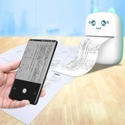 Mini Printer Portable Mini Bluetooth WiFi New Wrong Printer Mobile Phone Photo Title Note Hot Print Pocket Student Error Label Printer null