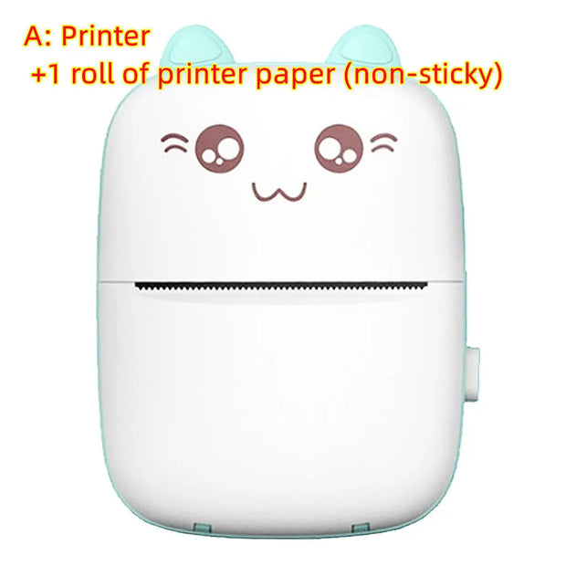 Mini Printer Portable Mini Bluetooth WiFi New Wrong Printer Mobile Phone Photo Title Note Hot Print Pocket Student Error Label Printer null