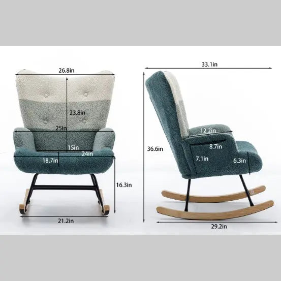 Modern Patchwork Upholstery Chairs null