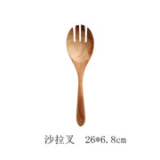 Teak Natural Wood Tableware Spoon Ladle Turner Rice Colander Soup Skimmer Cooking Tool Sets Spoon Scoop Kitchen Tools Gadgets null