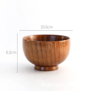 Wooden Bowl Japanese Style Wood Rice Soup Bowl Salad Bowl Food Container Large Small Bowl for Kids Tableware Wooden Utensils Buy It Anyway